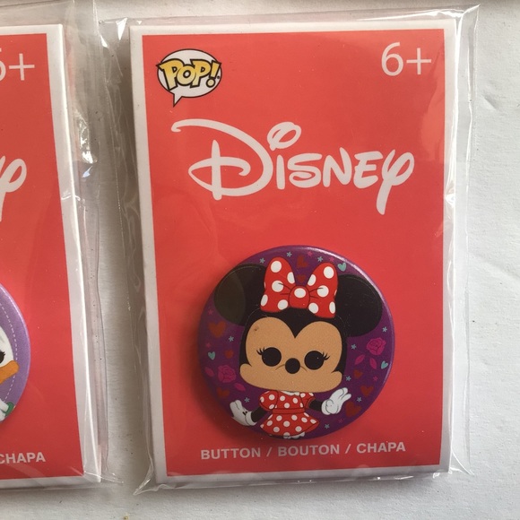 DISNEY VALENTINES DAY FUNKO SET OF 7 PINS NWT - Picture 6 of 13